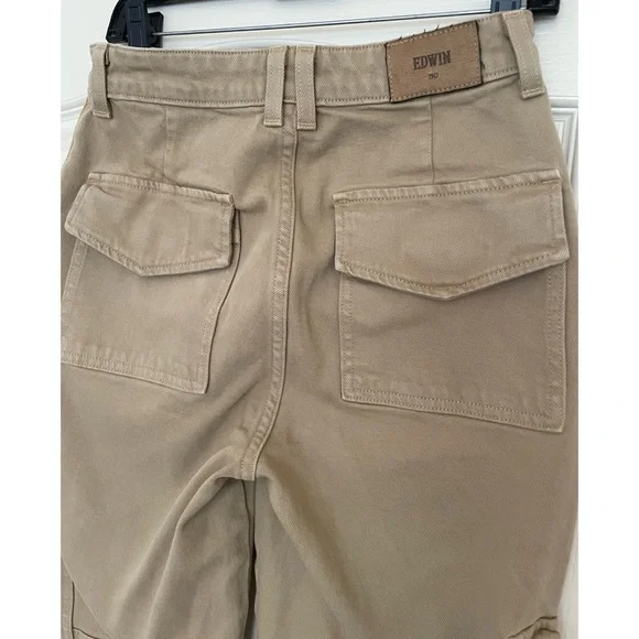 Edwin Keegan Cargo Pants in khaki size 26 - Picture 6 of 8